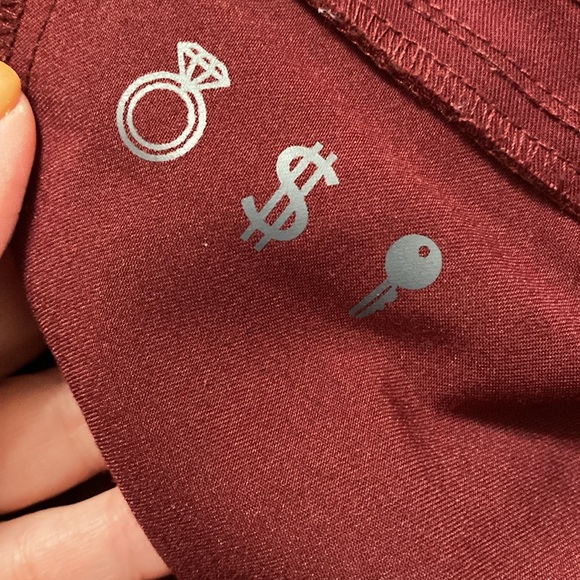 FIGS Burgundy Scrub pants - Picture 11 of 11
